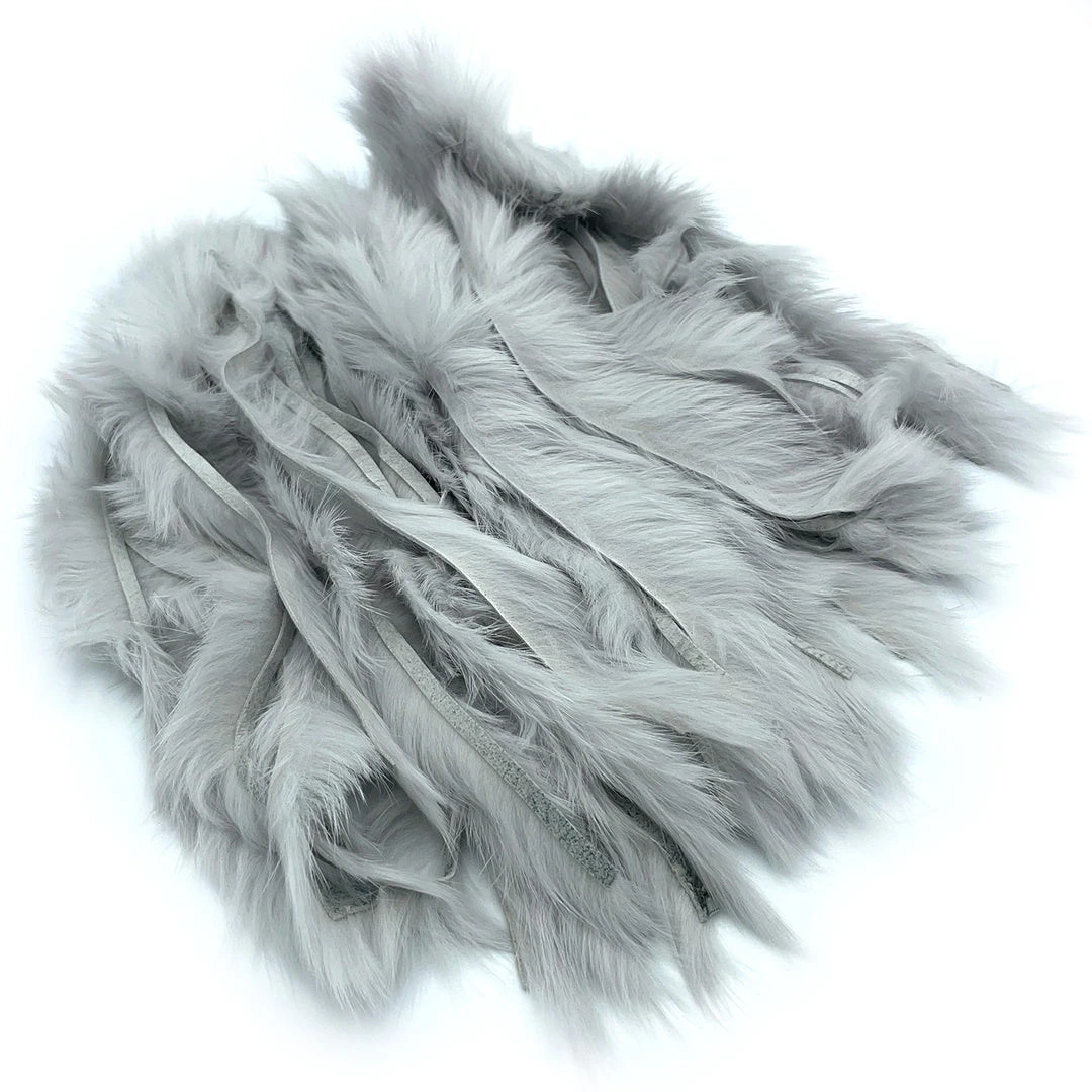 Hareline Cross Cut Rabbit Hide Strips Fly Tying Materials
