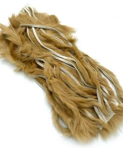 Hareline Cross Cut Rabbit Hide Strips Fly Tying Materials