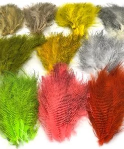 Hareline Fine Black Barred Marabou Fly Tying Materials