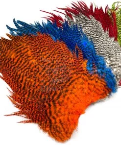 Hareline Grizzly Streamer Saddle Fly Tying Materials