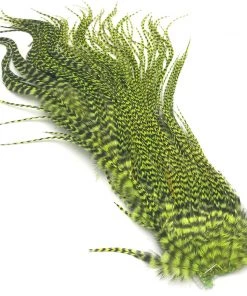 Hareline Half Grizzly Saddle