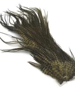 Hareline Half Grizzly Saddle