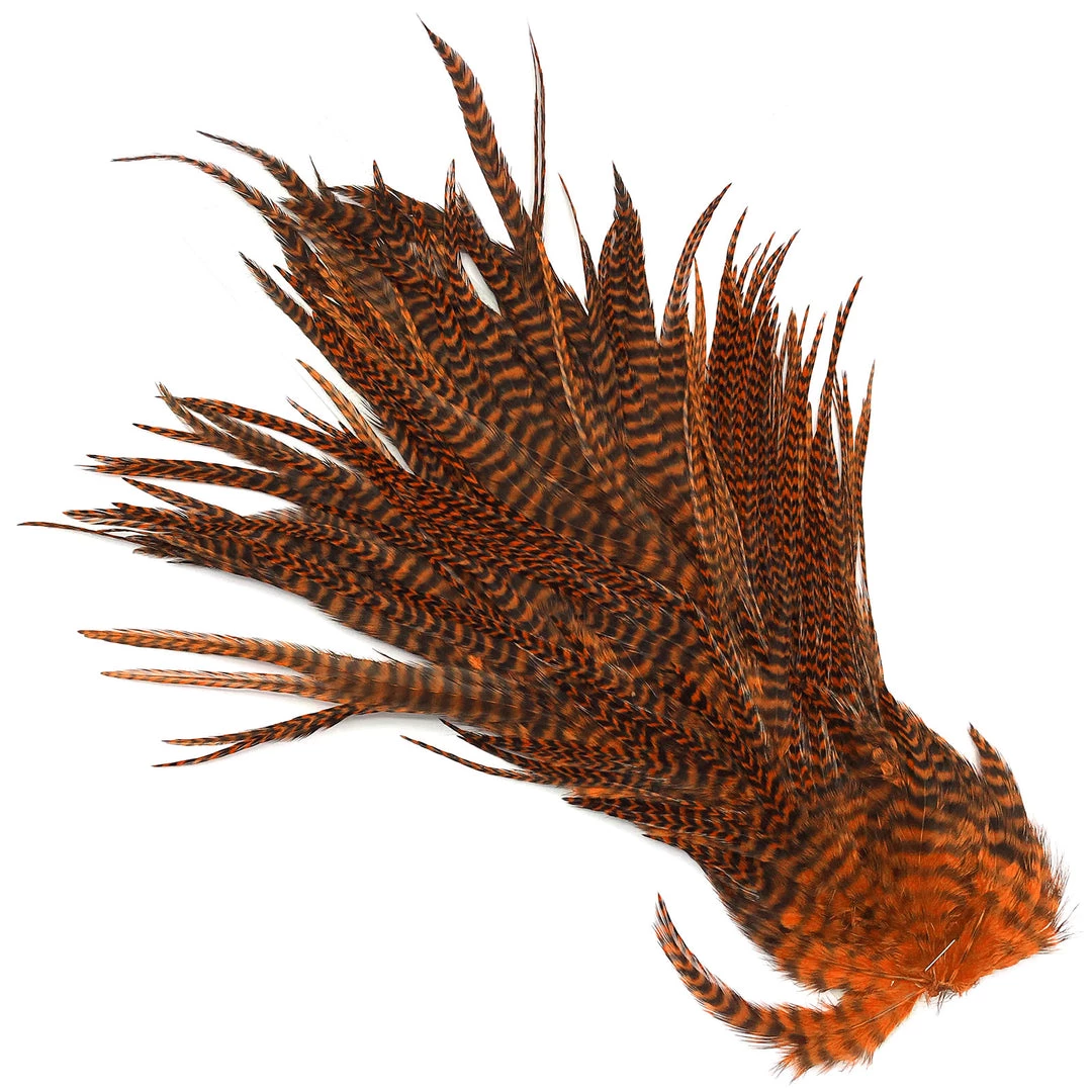 Hareline Half Grizzly Saddle