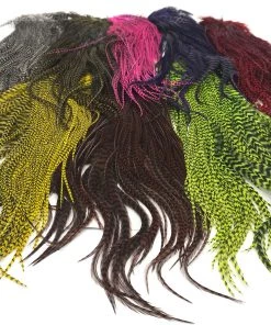 Hareline Half Grizzly Saddle