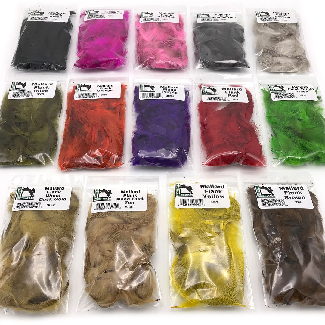 Hareline Fly Tying Materials Mallard Flank Feathers