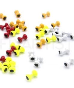 Hareline Painted Lead Dumbbell Eyes Fly Tying Materials