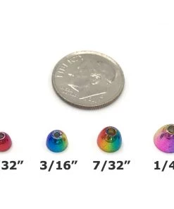 Hareline Rainbow Brass Coneheads