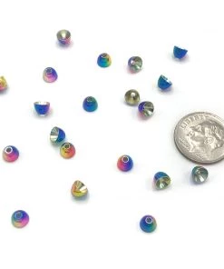 Hareline Rainbow Brass Coneheads