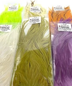 Hareline UV2 Pastel Flat Wing Saddles