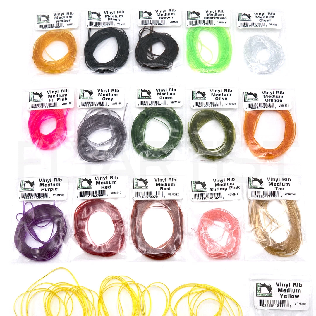 Hareline Fly Tying Materials Vinyl Rib