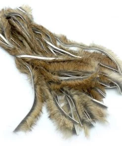 Hareline Zonker Cut Rabbit Hide Strips Fly Tying Materials