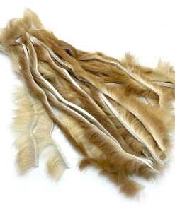 Hareline Zonker Cut Rabbit Hide Strips Fly Tying Materials