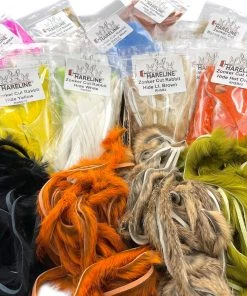 Hareline Zonker Cut Rabbit Hide Strips Fly Tying Materials