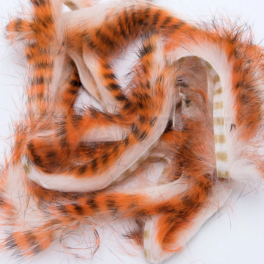 Hareline Magnum Tiger Barred Rabbit Strips