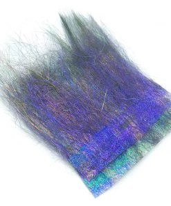 Hareline Fly Tying Materials Ice Dub Minnow Back Shimmer Fringe