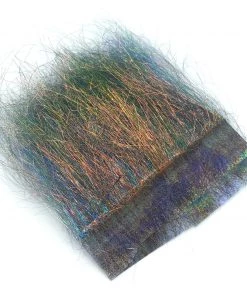 Hareline Fly Tying Materials Ice Dub Minnow Back Shimmer Fringe