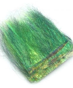 Hareline Fly Tying Materials Ice Dub Minnow Back Shimmer Fringe