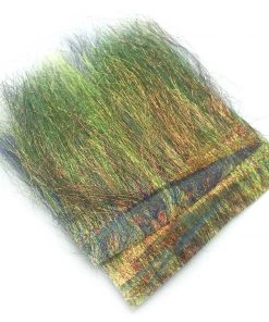 Hareline Fly Tying Materials Ice Dub Minnow Back Shimmer Fringe