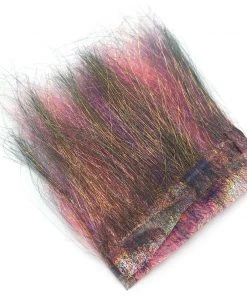 Hareline Fly Tying Materials Ice Dub Minnow Back Shimmer Fringe