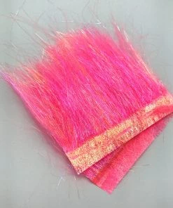 Hareline Fly Tying Materials Ice Dub Minnow Back Shimmer Fringe