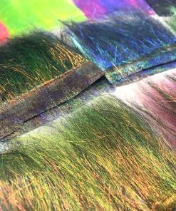 Hareline Fly Tying Materials Ice Dub Minnow Back Shimmer Fringe