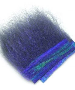 Hareline Fly Tying Materials Ice Dub Shimmer Fringe