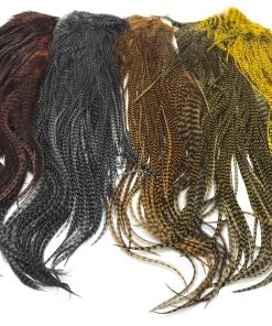 Fly Tying Materials Keough Grizzly Half Saddle