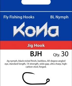 Kona BJH Barbless Jig Nymph Hook Hooks