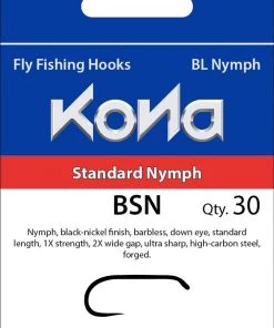 Hooks Kona BSN Standard Nymph Barbless Hook