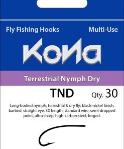 Kona TND Terrestrial Nymph Dry Hook
