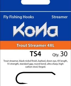 Hooks Kona TS4 Trout Streamer 4XL Hook