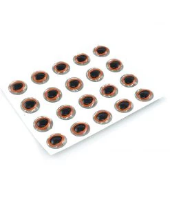 Hareline Fly Tying Materials Oval Pupil 3D Adhesive Eyes