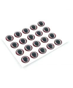 Hareline Fly Tying Materials Oval Pupil 3D Adhesive Eyes
