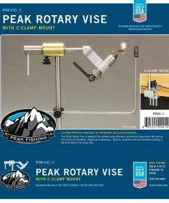 Peak Fishing Peak Rotary Vise With C-Clamp Mount