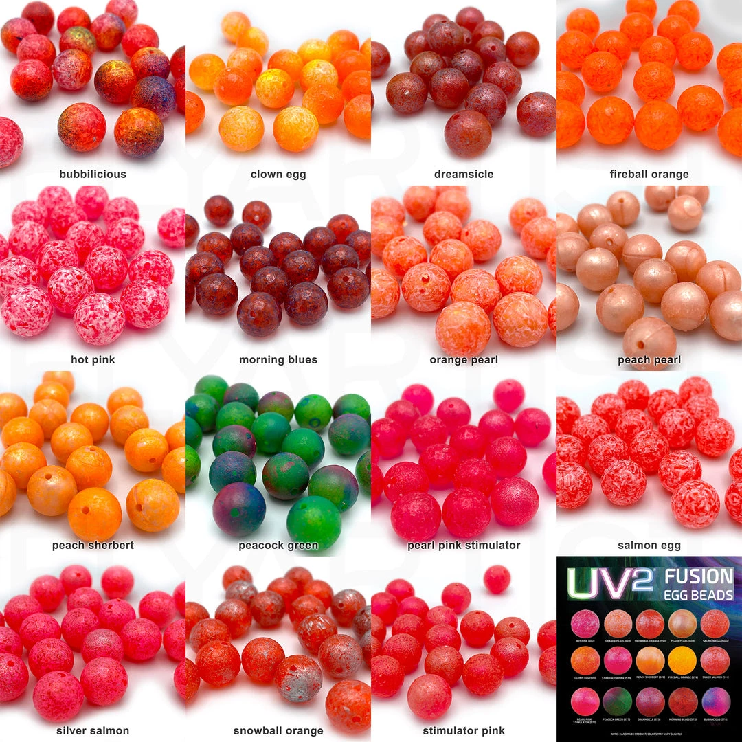 Spirit River Fly Tying Materials UV2 Fusion Egg Beads