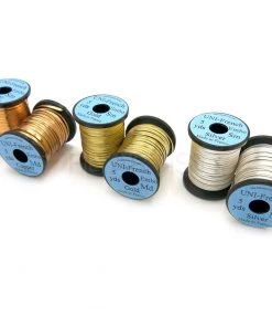 UNI-Products Fly Tying Materials UNI Flat Embossed French Tinsel