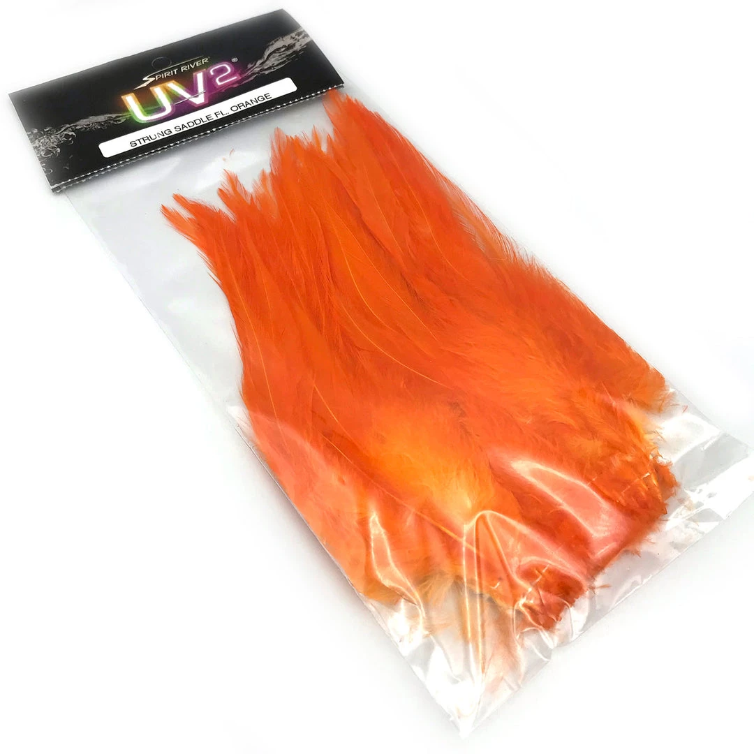 Fly Tying Materials Spirit River UV2 Strung Saddle Hackle