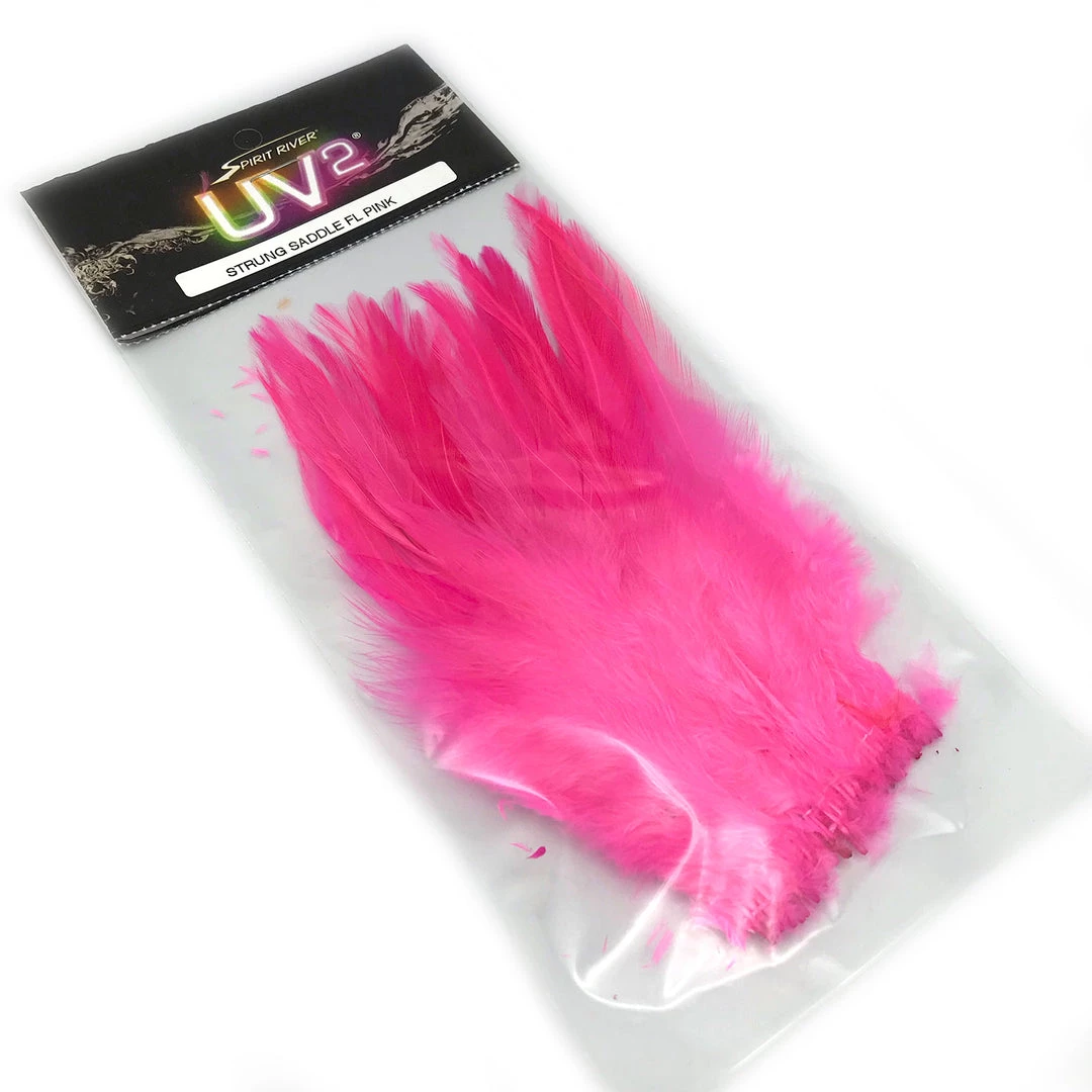 Fly Tying Materials Spirit River UV2 Strung Saddle Hackle
