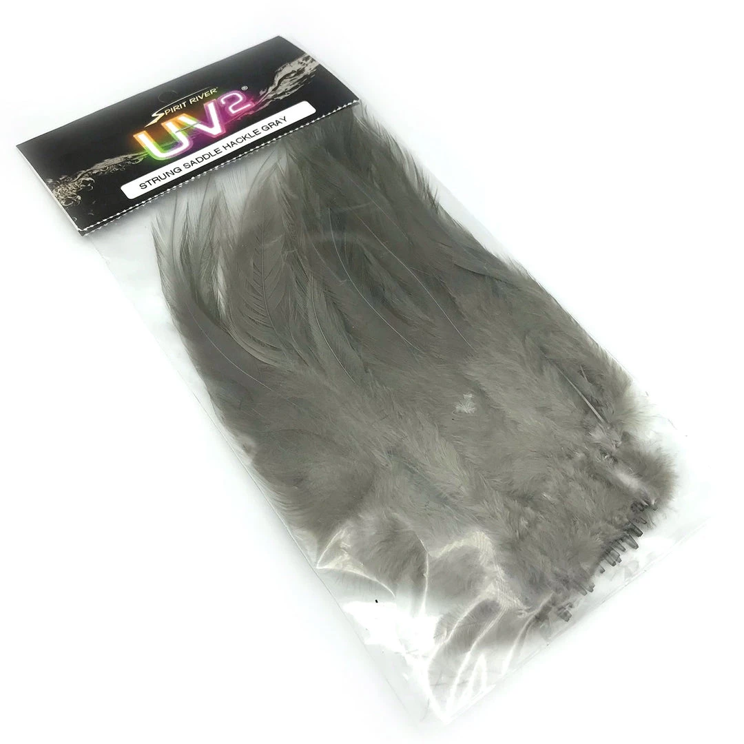 Fly Tying Materials Spirit River UV2 Strung Saddle Hackle