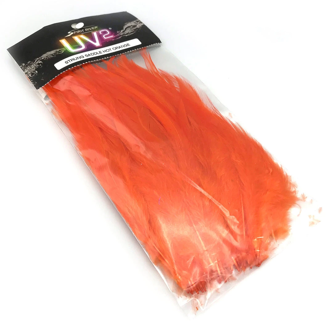 Fly Tying Materials Spirit River UV2 Strung Saddle Hackle