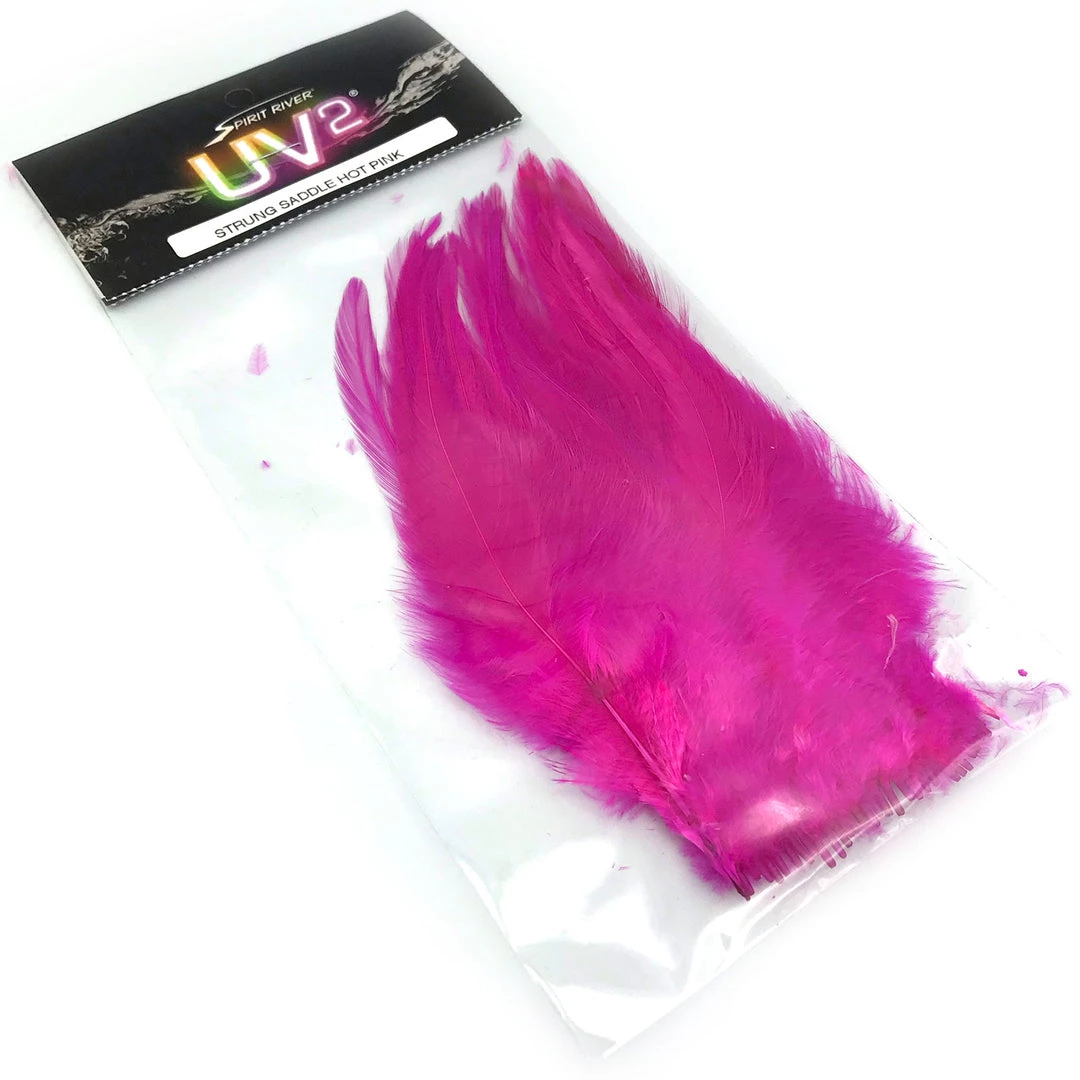 Fly Tying Materials Spirit River UV2 Strung Saddle Hackle