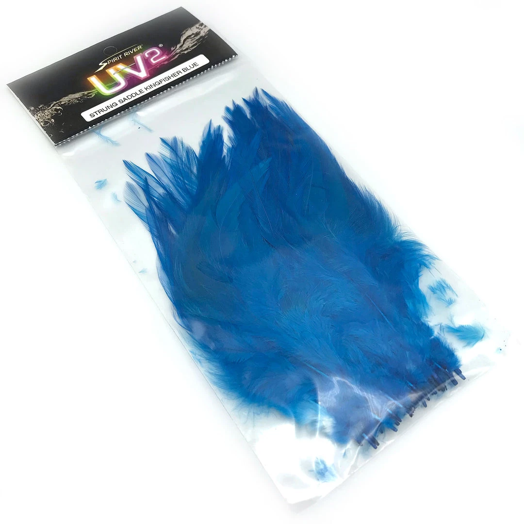 Fly Tying Materials Spirit River UV2 Strung Saddle Hackle