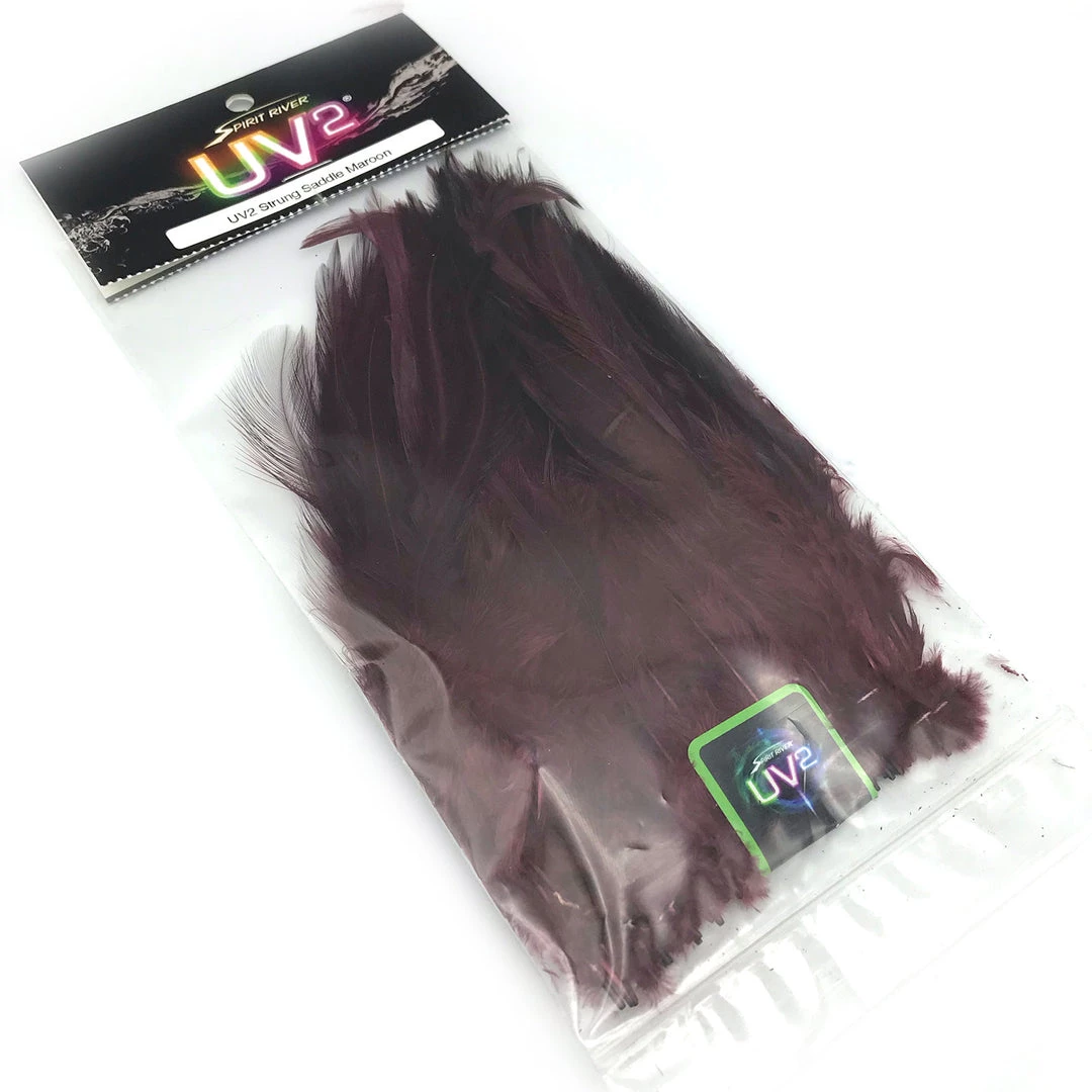 Fly Tying Materials Spirit River UV2 Strung Saddle Hackle