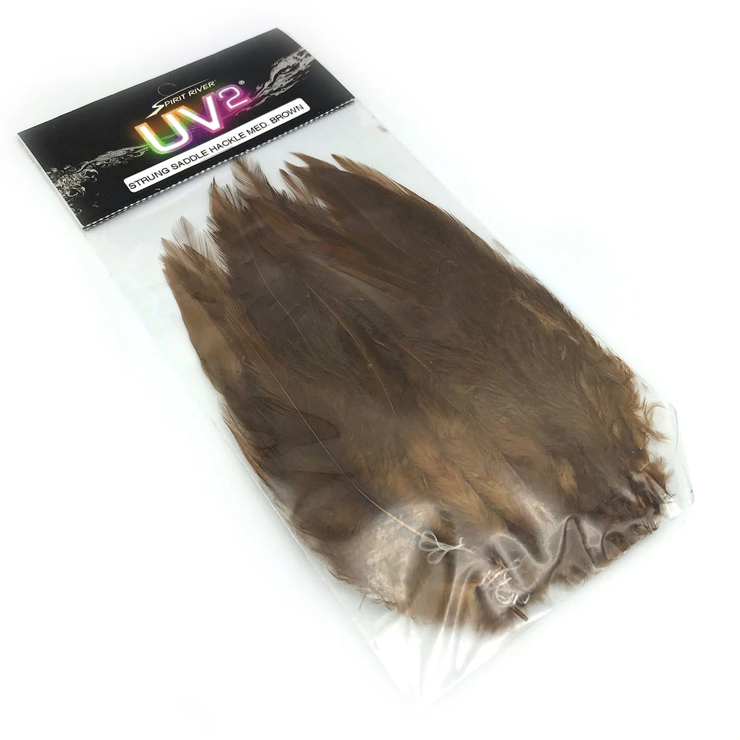 Fly Tying Materials Spirit River UV2 Strung Saddle Hackle