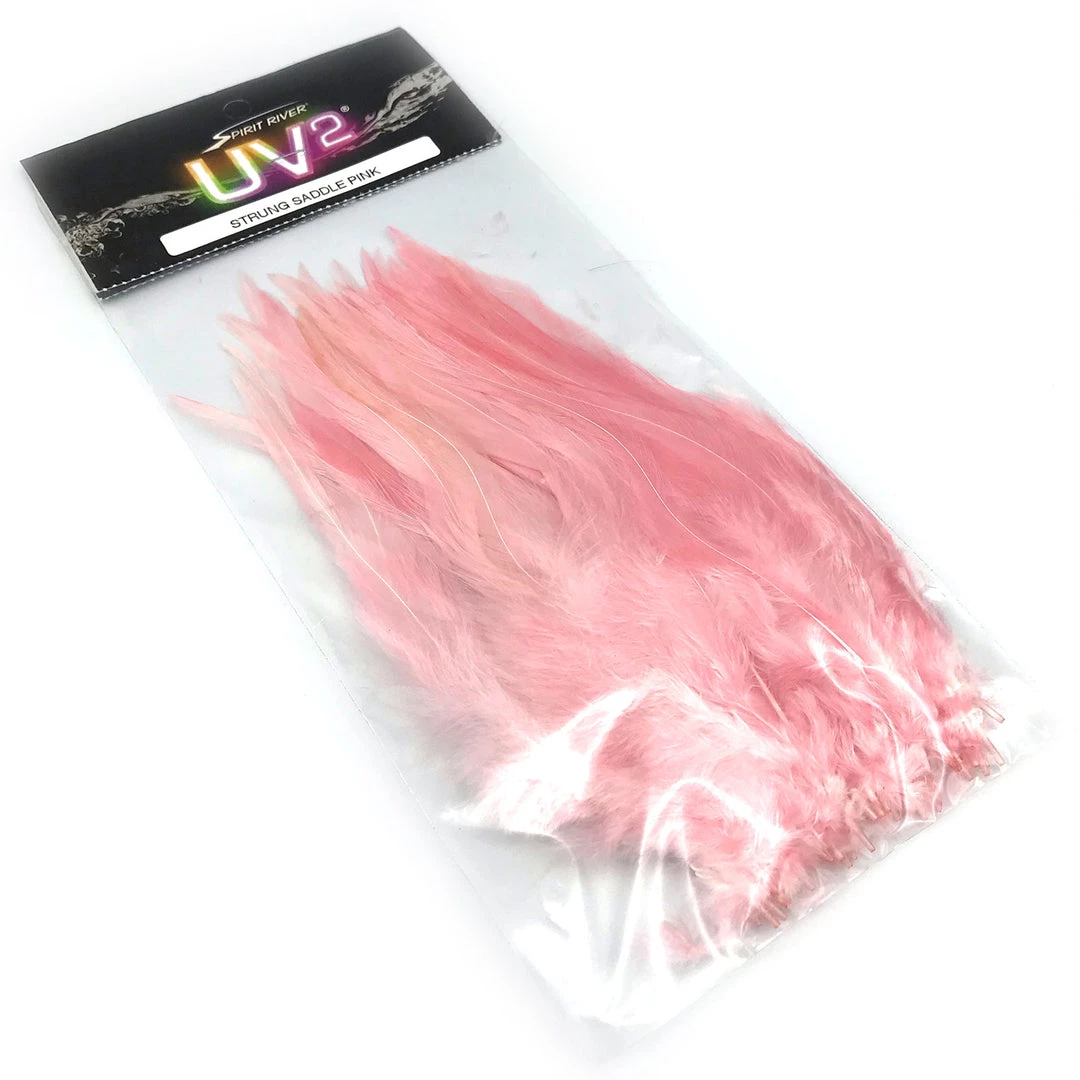 Fly Tying Materials Spirit River UV2 Strung Saddle Hackle