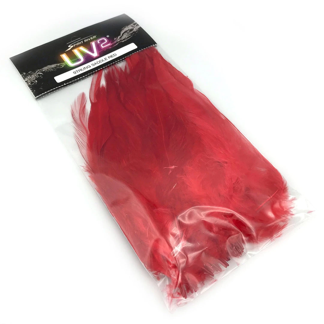 Fly Tying Materials Spirit River UV2 Strung Saddle Hackle
