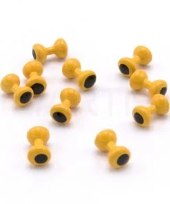 Hareline Painted Lead Dumbbell Eyes Fly Tying Materials
